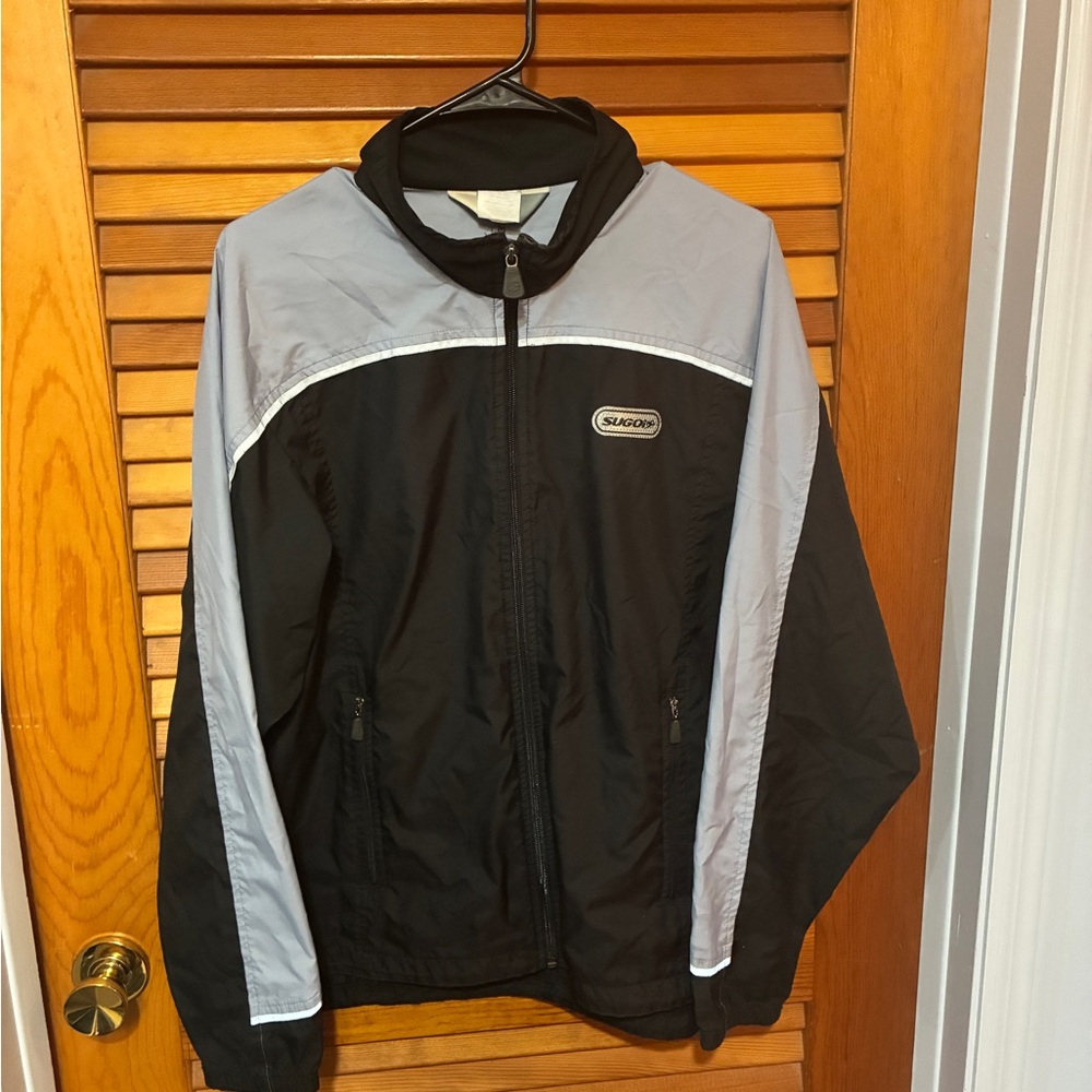 SUGOI Men's Black and Gray Cycling Jacket/Windbreaker - mens size XL